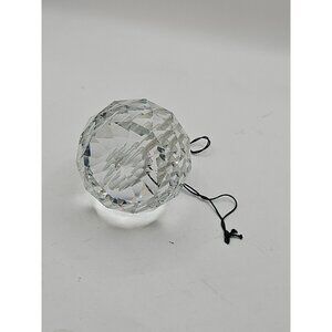 FENG SHUI HANGING CRYSTAL BALL Clear Faceted Sphere Sun Catcher Rainbow Prism